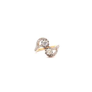 Vintage Diamond Ring You And Me
