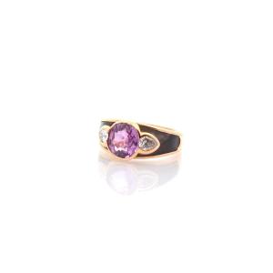 Mauboussin 2.06ct Pink Sapphire And Diamond Ring