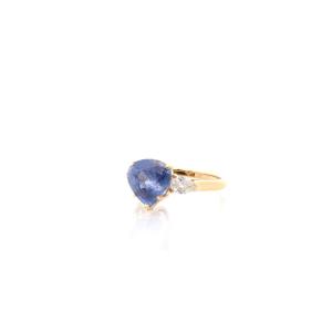 6.62ct Sapphire And Diamond Ring
