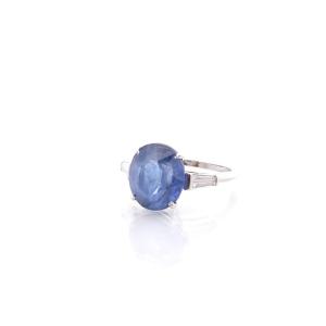 7ct Sapphire And Diamond Ring
