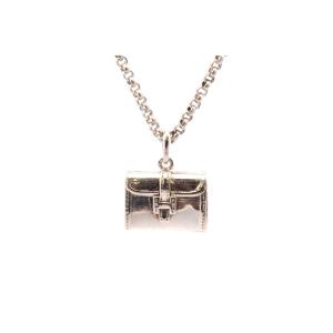 Hermès Signed Silver Necklace
