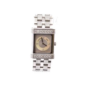 Oj Perrin Steel And Diamond Watch