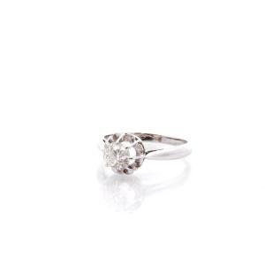 Vintage Diamond Ring In 18k Gold