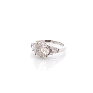  2.66ct J/p1 Diamond Ring In 18k Gold
