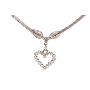 18k White Gold Diamond Necklace