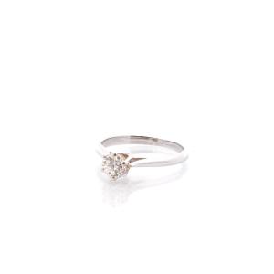 18k Gold Diamond Solitaire Ring
