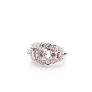 Vintage Diamond Ring In 18k Gold