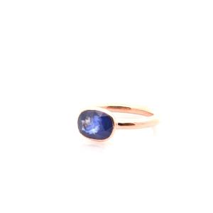 2.92ct Sapphire Ring In 18k Gold