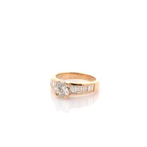 1.16ct J/vs1 Diamond Ring In 18k Gold