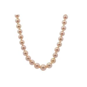 Cultured Pearl Necklace With 18k Gold Clasp