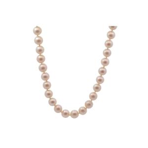 Cultured Pearl And 18k Gold Necklace