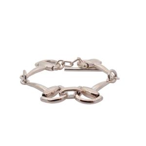 Silver Stirrup Bracelet