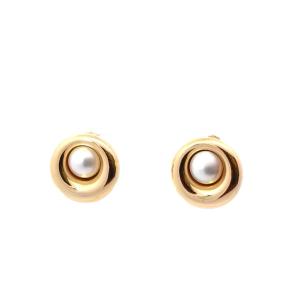 Chaumet Earrings In Gold And Cultured Pearls
