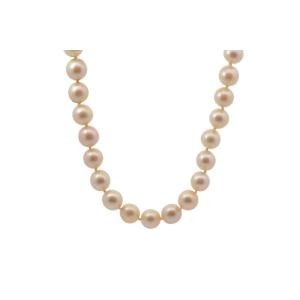 Cultured Pearl Necklace And Gold Clasp