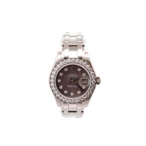 Rolex Pearlmaster Diamond Watch In 18k Gold