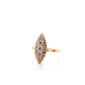 18k Yellow Gold Diamond Ring