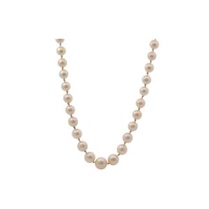 Cultured Pearl Necklace With Yellow Gold Clasp
