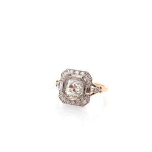 1.54ct J/vs1 Diamond Ring In Gold And Platinum