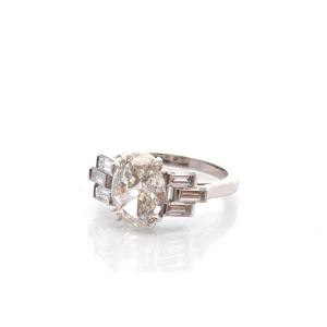 2.03ct Diamond Ring In Platinum