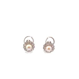 Vintage Cultured Pearl Earrings
