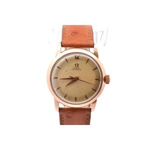 Vintage Omega Watch In 18k Gold