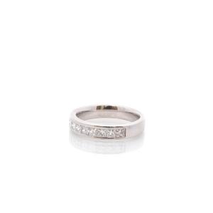 Platinum Diamond Half-eternity Band