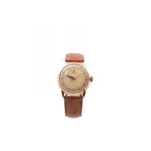 Vintage Omega Watch In 18k Gold