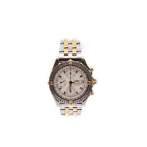 Breitling Chronomat Watch In Steel And Gold