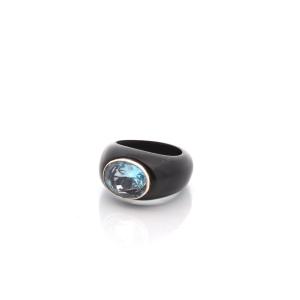Vintage Bakelite And Topaz Ring