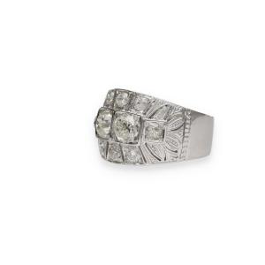 1930s Diamond Headband Ring