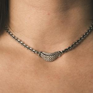White Gold Diamond Necklace