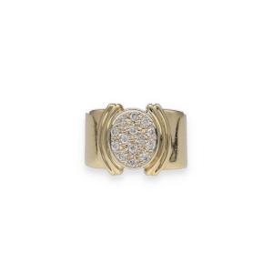 Yellow Gold And Diamond Ring