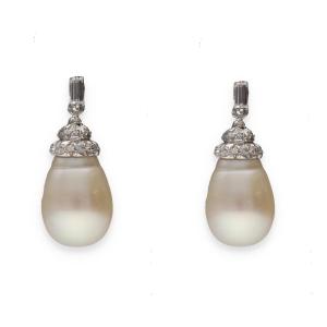  Pearl And Diamond Earrings