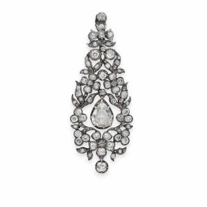  19th Century Diamond Earrings