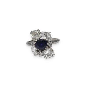  Sapphire And Diamond Ring By Boucheron