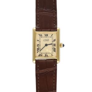 Cartier Tank Must Vermeil Watch
