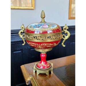 19th Century Sèvres Porcelain Candy Box 