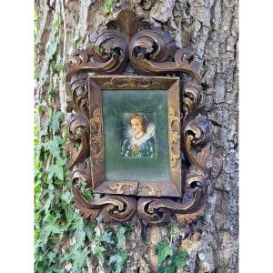 Portrait Of Jacqueline Van Caestre After Rubens. 18th - 19th Century