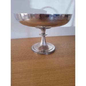  “large Fruit Bowl” Christofle For The National Navy In Silver Metal 