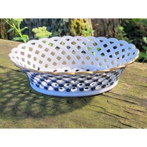  Metropolitan Museum Of Art "openwork Basket" In Porcelain 