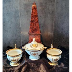  Paris Porcelain Chocolate Service - Empire Period 