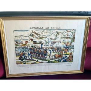 Battle Of Rivoli Napoleon I "epinal Image" On Vellum Paper