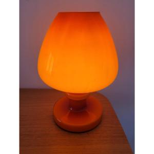 Hans-agne Jakobsson "orange Glass Lamp" 1970s