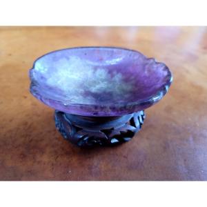  Libation Cup In Amethyst - China, 18th Century