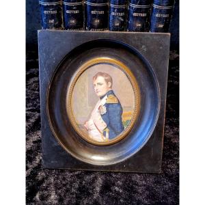 Napoleon Bonaparte - Painting Signed Dumont François (1751-1831)