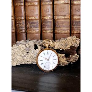 Men's Gold Pocket Watch - 19th Century