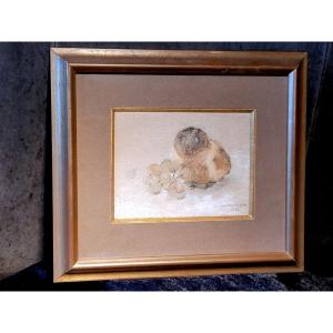 Still Life By Cazin (1869-1917) Dated 1914