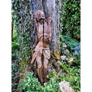 Large Carved Christ - 17th Century Northern School