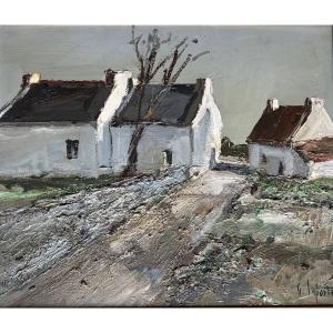 Breton Houses By Georges Laporte