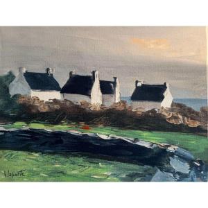 Georges Laporte , Breton Houses.